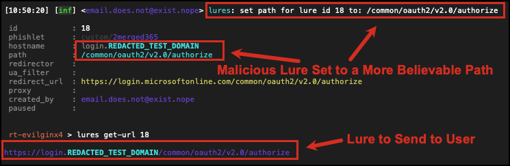 AiTM Lure Configuration
